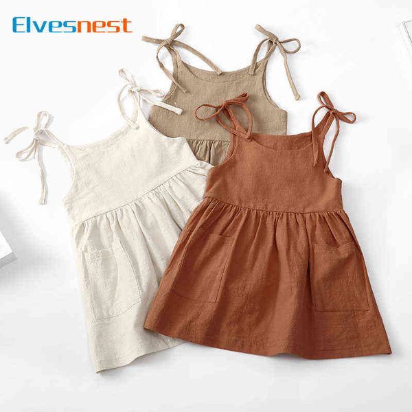 casual solid color kids dresses for girls summer kids clothes girls dresses cotton knee-length girl dress years l220715, Red;yellow
casual solid color kids dresses for girls summer kids clothes girls dresses cotton knee-length girl dress years l220715, Red;yellow