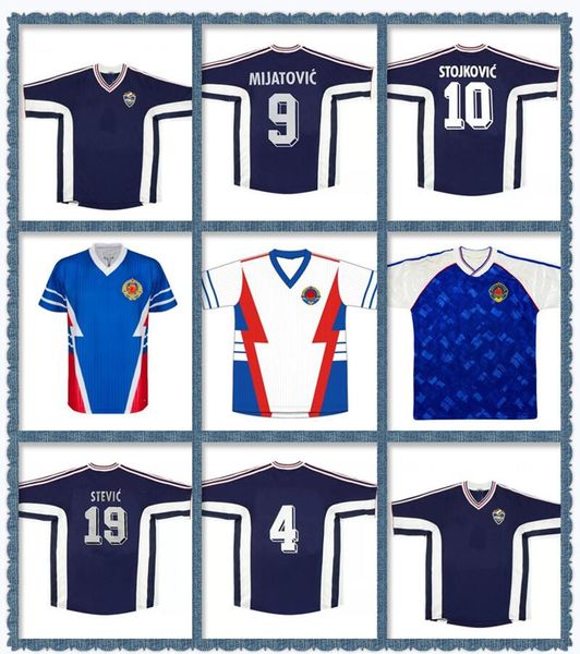 1990 1991 1998 1999 yugoslavia retro soccer jersey world cup #8 mijatovic #19 savicevic vintage classic 90 91 football shirts thai quality s, Black;gray
1990 1991 1998 1999 yugoslavia retro soccer jersey world cup #8 mijatovic #19 savicevic vintage classic 90 91 football shirts thai quality s, Black;gray