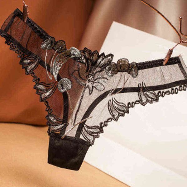 fashion women underwear transparent thin stretch thong cotton t pants feminine embroidery panties gifts for womes w220324, Red;black
fashion women underwear transparent thin stretch thong cotton t pants feminine embroidery panties gifts for womes w220324, Red;black