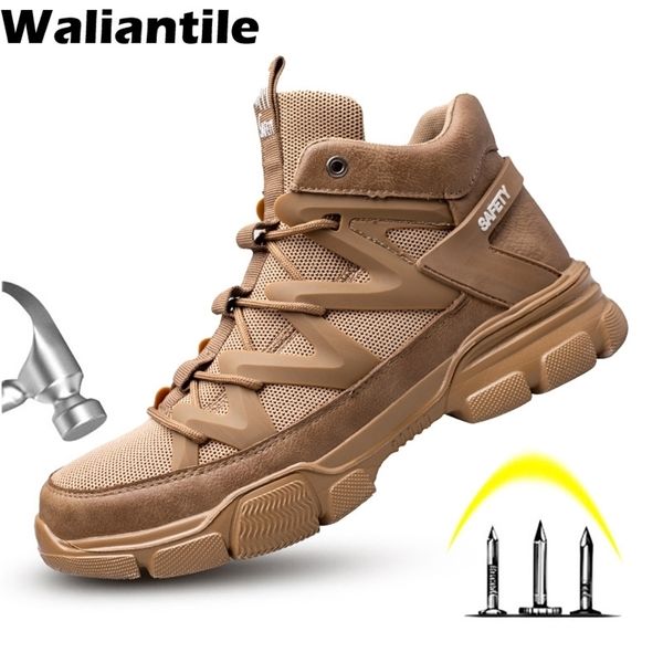 waliantile est safety boots work shoes for men anti-smashing steel toe cap working boots puncture proof indestructible shoes 220507, Black;brown
waliantile est safety boots work shoes for men anti-smashing steel toe cap working boots puncture proof indestructible shoes 220507, Black;brown