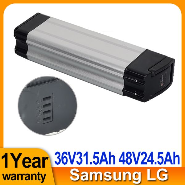 36v 48v silver fish battery 31.5ah 24.5ah 18650 cells for 500w 750w 1000w bafang motor electric bicycle
36v 48v silver fish battery 31.5ah 24.5ah 18650 cells for 500w 750w 1000w bafang motor electric bicycle