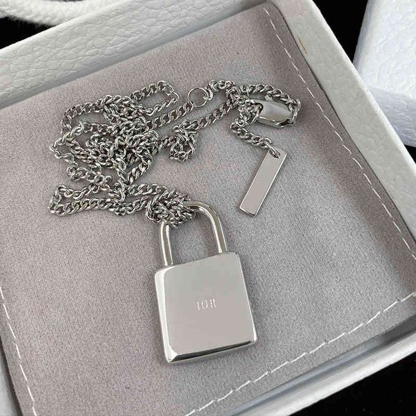 2022 women's fashion all-match high-quality new personality necklace brand wholesale dijia letter lock sier style hip hop jewelry, Silver
2022 women's fashion all-match high-quality new personality necklace brand wholesale dijia letter lock sier style hip hop jewelry, Silver