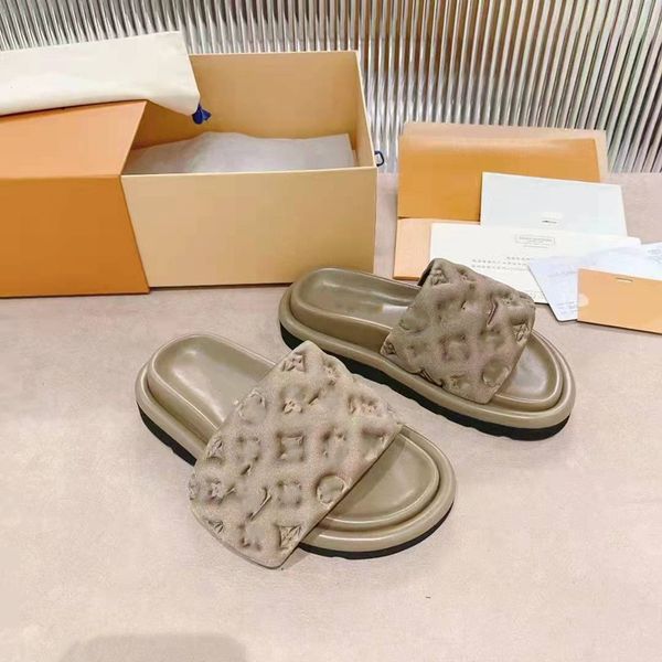 designer sandal for woman pool pillow slide womens sandale velcro padded front strap sliders summer shoe slipper size 35-45 with box, Black
designer sandal for woman pool pillow slide womens sandale velcro padded front strap sliders summer shoe slipper size 35-45 with box, Black