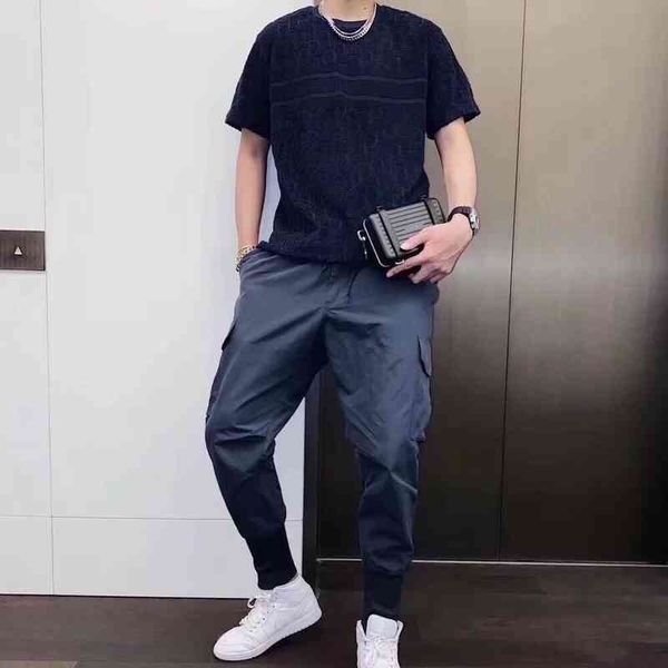 2022 brand t shirt correct version of high-quality new jacquard terry short sleeve t-shirt versatile o4kb, White;black
2022 brand t shirt correct version of high-quality new jacquard terry short sleeve t-shirt versatile o4kb, White;black
