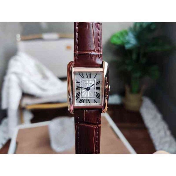 designer tank watch for women light luxury quartz sports mechanical simple shell rose the classic british, Slivery;brown
designer tank watch for women light luxury quartz sports mechanical simple shell rose the classic british, Slivery;brown