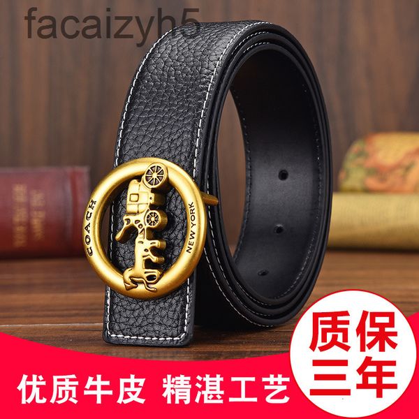 belts designer beltbelt men's high-grade litchi pattern carriage round buckle leisure fashion versatile business smooth belt3a3a, Black;brown
belts designer beltbelt men's high-grade litchi pattern carriage round buckle leisure fashion versatile business smooth belt3a3a, Black;brown
