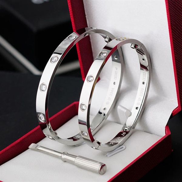 2022 nail screw charm bracelets design women love bangle men luxury designer jewelry stainless steel lovers gift silver rose gold 2679, Black 
2022 nail screw charm bracelets design women love bangle men luxury designer jewelry stainless steel lovers gift silver rose gold 2679, Black