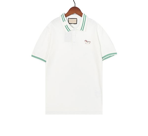 summer men polo t shirts fashion casual cotton designer short sleeve turn-down collar mens polos, White;black
summer men polo t shirts fashion casual cotton designer short sleeve turn-down collar mens polos, White;black