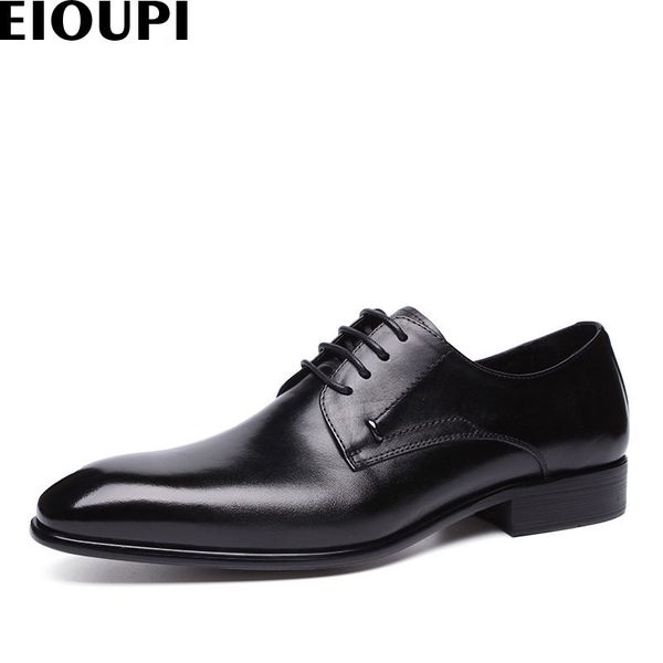 eioupi new design real full grain leather mens formal business shoe men dress breathable shoes e177701 210312, Black
eioupi new design real full grain leather mens formal business shoe men dress breathable shoes e177701 210312, Black