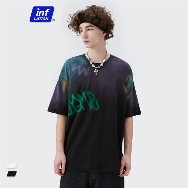 inflation streetwear tshirt men hand painting colorful graffiti cool tees men hip hop oversized tees couple casual o-neck 220512, White;black
inflation streetwear tshirt men hand painting colorful graffiti cool tees men hip hop oversized tees couple casual o-neck 220512, White;black