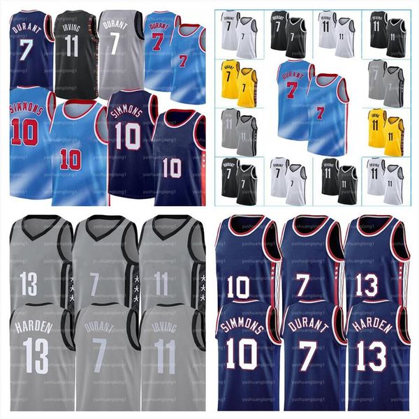 2022 kevin 7 durant jersey basketball ben 10 simmons kyrie 13 harden men 11 irving uinform city jersey sports shorts, Black;red 
2022 kevin 7 durant jersey basketball ben 10 simmons kyrie 13 harden men 11 irving uinform city jersey sports shorts, Black;red