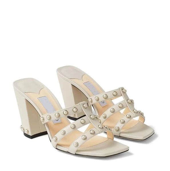 luxury design hazal sandals shoes latte nappa caged mules with pearl studs slip on party wedding dress high heels eu35-43, Black
luxury design hazal sandals shoes latte nappa caged mules with pearl studs slip on party wedding dress high heels eu35-43, Black