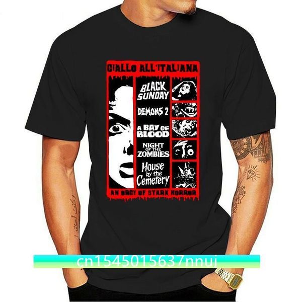 men tshirt giallo allitaliana italian horror t shirt women tshirt tees 220702, White;black
men tshirt giallo allitaliana italian horror t shirt women tshirt tees 220702, White;black
