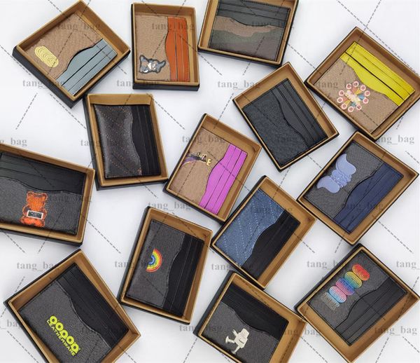 designer fashion card holders multi slots womens men purses with box double sided credit cards coin mini wallets, Brown;gray
designer fashion card holders multi slots womens men purses with box double sided credit cards coin mini wallets, Brown;gray