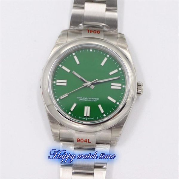 version m124300-0007 green date dial silver steel case 3230 automatic mechanical movement mens watch 904l steel band designer 342c, Slivery;brown 
version m124300-0007 green date dial silver steel case 3230 automatic mechanical movement mens watch 904l steel band designer 342c, Slivery;brown