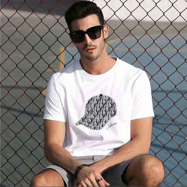 2022 brand t shirt high version 2022 spring summer new chest hat d printed cotton round neck men's wo, White;black
2022 brand t shirt high version 2022 spring summer new chest hat d printed cotton round neck men's wo, White;black