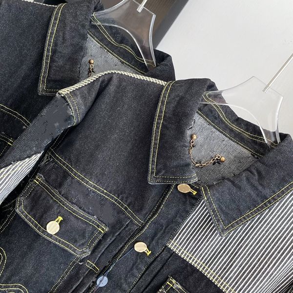 french style designers men's women's luxury embroidery denim jacket letters print denim fashion coat shirt flower illustration shi, Black;brown
french style designers men's women's luxury embroidery denim jacket letters print denim fashion coat shirt flower illustration shi, Black;brown