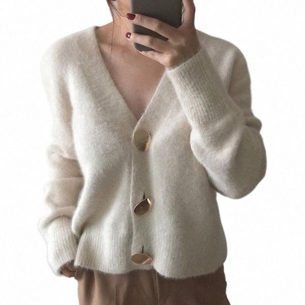 women's knits & tees winter v-neck cardigan women sweater knitted jersey cardigans female golden big button 2021 autumn korean sweaters, White
women's knits & tees winter v-neck cardigan women sweater knitted jersey cardigans female golden big button 2021 autumn korean sweaters, White