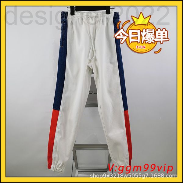 women's shorts designer correct ceiling aw dawang splicing contrast jeans casual leggings show leg length z7zc, White;black
women's shorts designer correct ceiling aw dawang splicing contrast jeans casual leggings show leg length z7zc, White;black