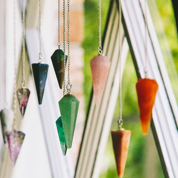 natural stone stainless steel crystal spirit pendulum conical pendants energy crystal pendant, Silver
natural stone stainless steel crystal spirit pendulum conical pendants energy crystal pendant, Silver