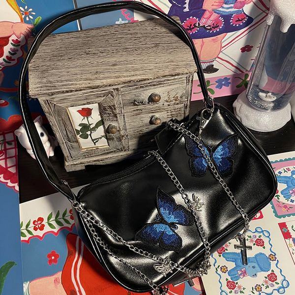 designer butterfly chain womenhandbag high-quality pu leather shoulder bag woman fashion brand underarm y2k bag 2000s ladies
designer butterfly chain womenhandbag high-quality pu leather shoulder bag woman fashion brand underarm y2k bag 2000s ladies