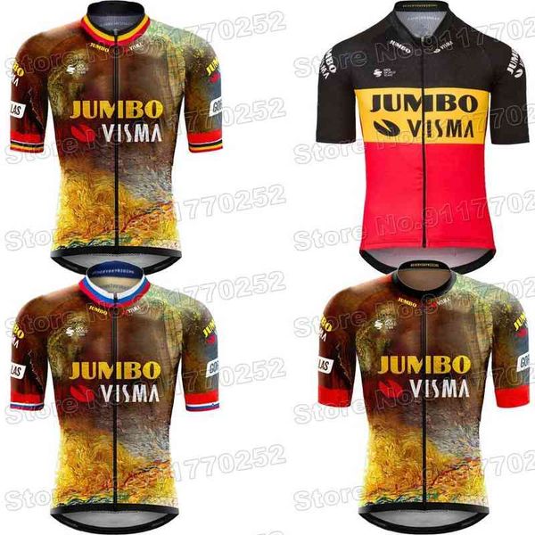 2022 new jumbo visma cycling jersey short sleeve summer france tour cycling clothing road bike shirts bicycle mtb maillot, Black
2022 new jumbo visma cycling jersey short sleeve summer france tour cycling clothing road bike shirts bicycle mtb maillot, Black