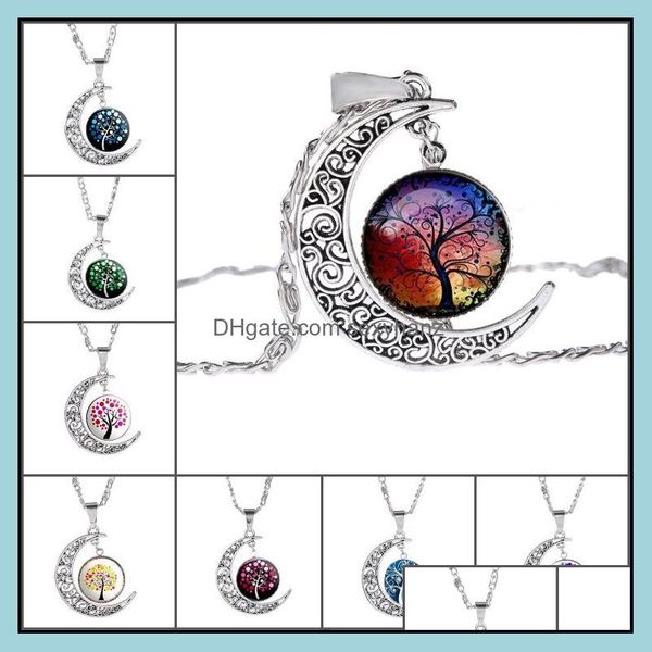 pendant necklaces pendants jewelry moon necklace lucky tree sier chain for women girl wholesale 0641wh drop delivery 2021 vd0ht, Silver
pendant necklaces pendants jewelry moon necklace lucky tree sier chain for women girl wholesale 0641wh drop delivery 2021 vd0ht, Silver