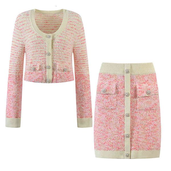 two piece dress early autumn low round neck gradient light pink knitted cardigan high waist nail bead age reduction hip wrap skirt set m94c, White
two piece dress early autumn low round neck gradient light pink knitted cardigan high waist nail bead age reduction hip wrap skirt set m94c, White
