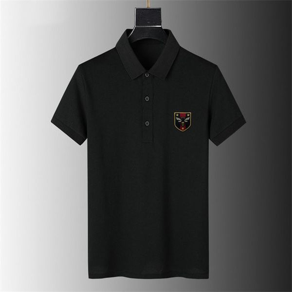 luxury brand mens designer polo t shirt summer fashion breathable short-sleeved lapel casual tm33, White;black
luxury brand mens designer polo t shirt summer fashion breathable short-sleeved lapel casual tm33, White;black