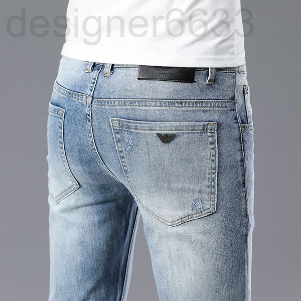 men's jeans designer chiamania fashion brand elastic spring slim fit casual leggings 5452, Blue
men's jeans designer chiamania fashion brand elastic spring slim fit casual leggings 5452, Blue