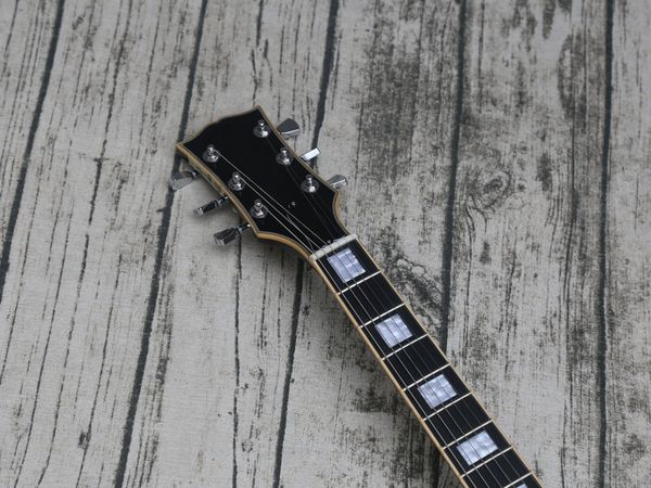 custom electric guitar, adam jones vintage silver burst guitar, binding over frets, ebony fingerboard
custom electric guitar, adam jones vintage silver burst guitar, binding over frets, ebony fingerboard