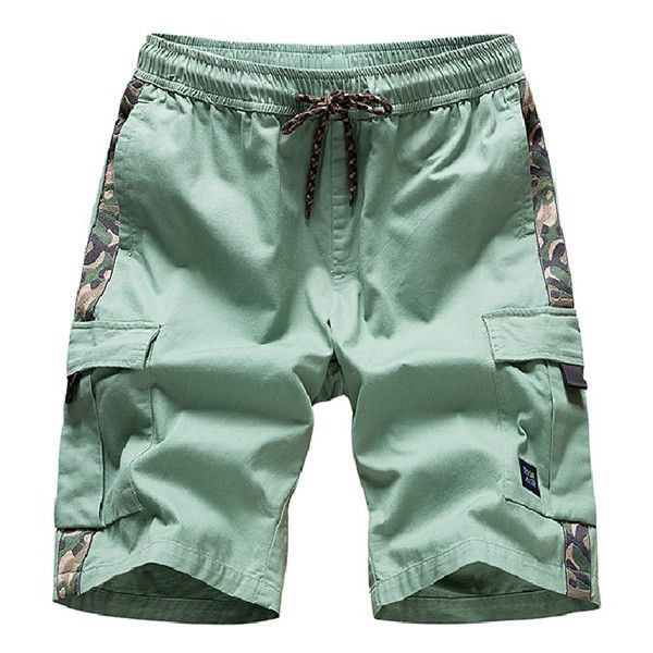 4 colors men's shorts multi pocket cargo shorts camouflage color matching summer pure cotton loose plus size casual pants cropped, White;black
4 colors men's shorts multi pocket cargo shorts camouflage color matching summer pure cotton loose plus size casual pants cropped, White;black