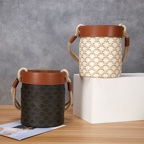 designer bags 2022 net red triumphal arch bucket bag shoulder fashion cowhide hemp rope antique handbag round
designer bags 2022 net red triumphal arch bucket bag shoulder fashion cowhide hemp rope antique handbag round