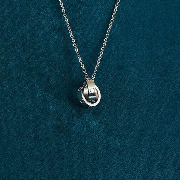 new fashion love necklace men women titanium steel necklace pendant bijoux for lady design womens party wedding lovers gift jewelry with box, Silver
new fashion love necklace men women titanium steel necklace pendant bijoux for lady design womens party wedding lovers gift jewelry with box, Silver
