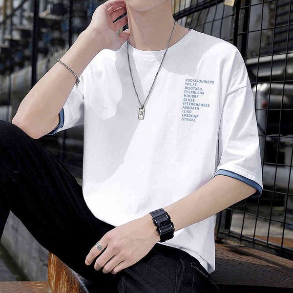 short sleeve t-shirt men's summer thin versatile casual fat plus size fashion brand ins cotton bottomed shirt men, Black;brown
short sleeve t-shirt men's summer thin versatile casual fat plus size fashion brand ins cotton bottomed shirt men, Black;brown
