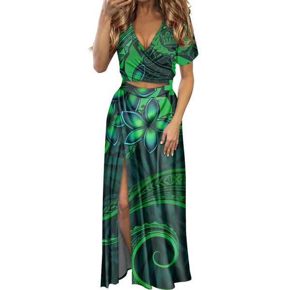 noisydesigns ladies fashion summer beach dresses set polynesian guam pattern v neck bandage crop high split tracksuit 220627, Black;gray
noisydesigns ladies fashion summer beach dresses set polynesian guam pattern v neck bandage crop high split tracksuit 220627, Black;gray