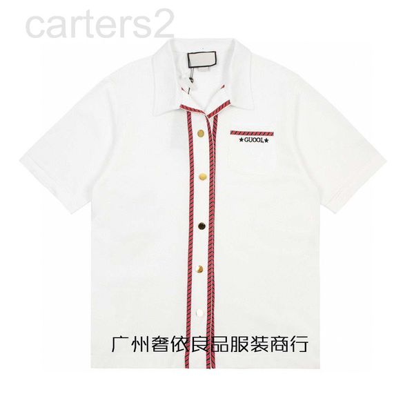 women's polos designer correct version tested g new product pearl ground cotton pocket embroidery casual versatile shirt couple high ev, White
women's polos designer correct version tested g new product pearl ground cotton pocket embroidery casual versatile shirt couple high ev, White