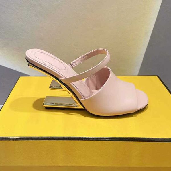latest fashion f sculpted high-heeled slippers metallic high heels open toes slip-on slides pink calfski n leather outsole sandals for women, Black
latest fashion f sculpted high-heeled slippers metallic high heels open toes slip-on slides pink calfski n leather outsole sandals for women, Black