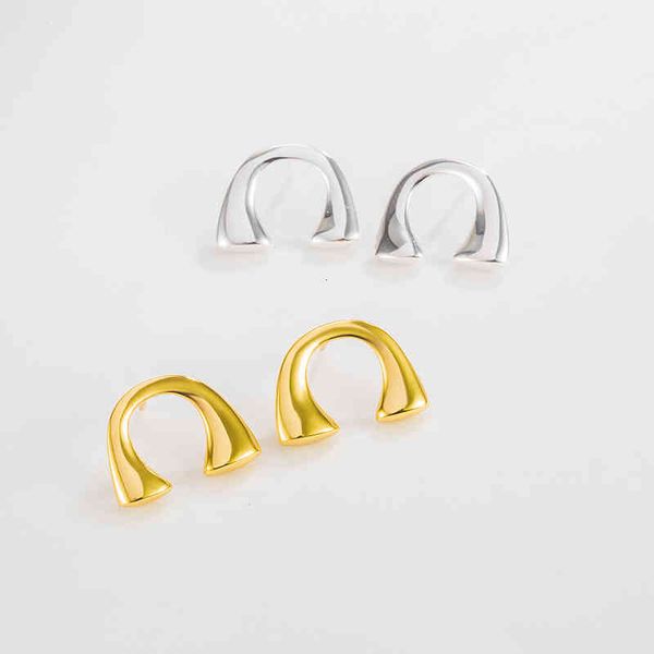 earrings ins french versatile s925 sterling silver smooth horseshoe , the same exquisite as east gate of south korea, Golden
earrings ins french versatile s925 sterling silver smooth horseshoe , the same exquisite as east gate of south korea, Golden