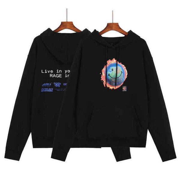 brand fashion bf style smiling face earth star same men's and women's casual sweater hoodie, Black
brand fashion bf style smiling face earth star same men's and women's casual sweater hoodie, Black