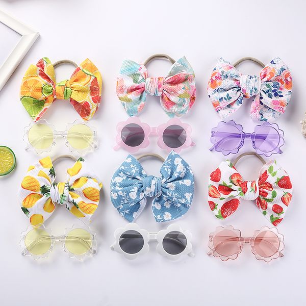 child sunglasses headband set kids floral printed hairband outdoor sun glasses 2pcs/set baby elastic turbans travel beach holiday p eyeglass, Slivery;white
child sunglasses headband set kids floral printed hairband outdoor sun glasses 2pcs/set baby elastic turbans travel beach holiday p eyeglass, Slivery;white