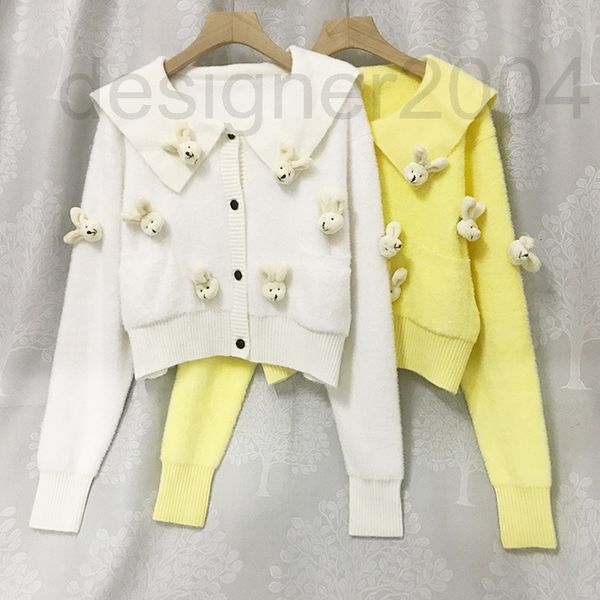 women's sweaters designer 21 autumn new style casual rabbit doll decoration navy collar knitted cardigan female p70106294 bi55, White;black
women's sweaters designer 21 autumn new style casual rabbit doll decoration navy collar knitted cardigan female p70106294 bi55, White;black