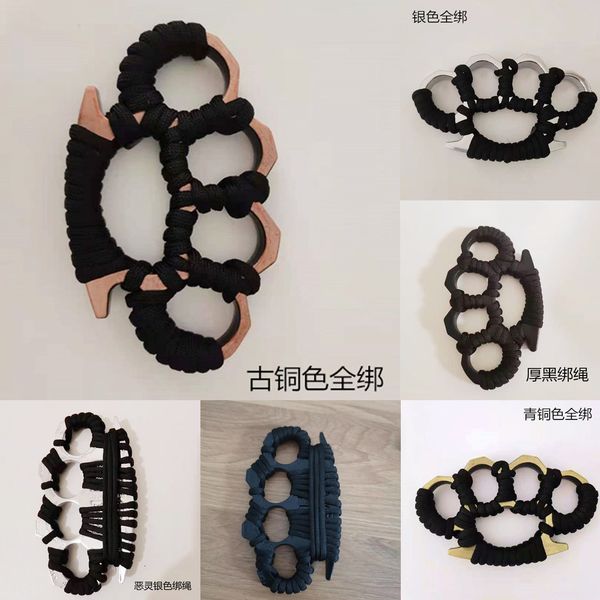 rope binding alloy finger tiger four self defense edc hand support aluminum equipment lytu, Silver
rope binding alloy finger tiger four self defense edc hand support aluminum equipment lytu, Silver