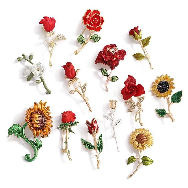creative pearl rhinestone crystal brooch pin corsage elegant sunflower rose buckle female dress clothes suit scarf clip gift, Gray
creative pearl rhinestone crystal brooch pin corsage elegant sunflower rose buckle female dress clothes suit scarf clip gift, Gray