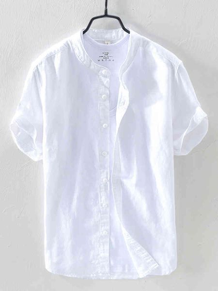 chinese style cotton linen shirt 2022 men's solid color stand collar single breasted short sleeved, Black;white
chinese style cotton linen shirt 2022 men's solid color stand collar single breasted short sleeved, Black;white