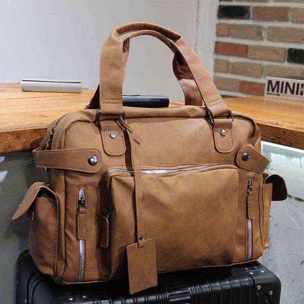 fashion fitness brown tote travel bags men leather shoulder bag for male business handbag vintage man duffle shoulder bag
fashion fitness brown tote travel bags men leather shoulder bag for male business handbag vintage man duffle shoulder bag