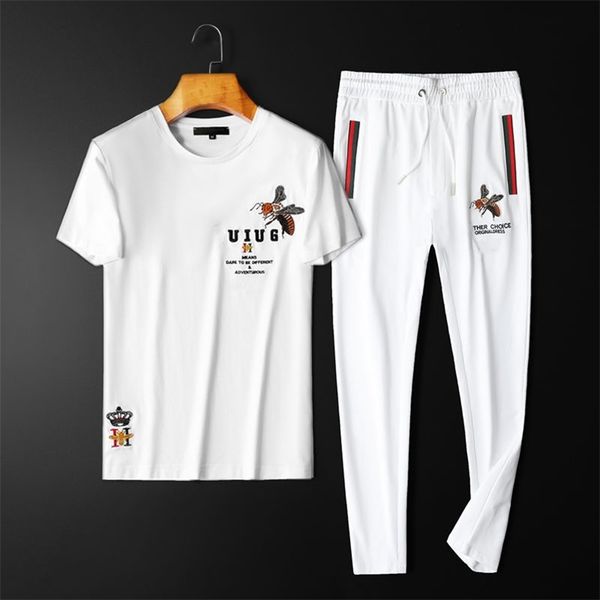casual sportswear suit men s summer trend short sleeve t shirt two piece handsome 220617, Gray
casual sportswear suit men s summer trend short sleeve t shirt two piece handsome 220617, Gray