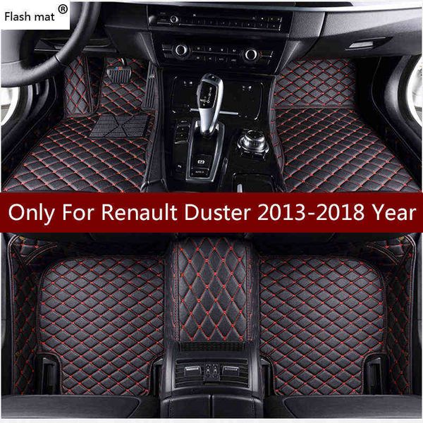 flash mat leather car floor mats for renault duster 2013 2014 2015 2016 2017 2018 custom auto foot pads automobile carpet cover w220328 
flash mat leather car floor mats for renault duster 2013 2014 2015 2016 2017 2018 custom auto foot pads automobile carpet cover w220328