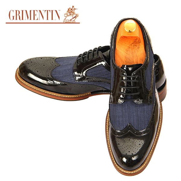 grimentin mens casual derby shoes genuine leather lace up blue, Black
grimentin mens casual derby shoes genuine leather lace up blue, Black