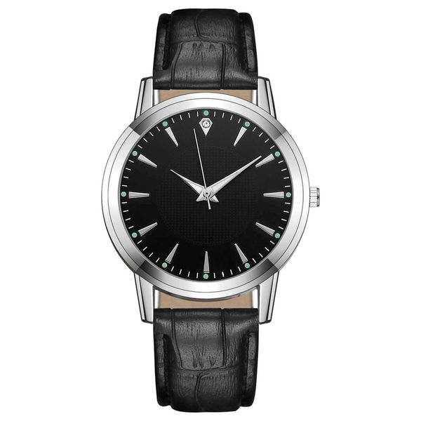 luminous quartz watch without numerals scale leather strap wristwatch alloy round dial men's deportivo hombre drop ship, Slivery;brown
luminous quartz watch without numerals scale leather strap wristwatch alloy round dial men's deportivo hombre drop ship, Slivery;brown
